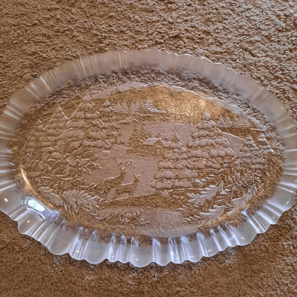 π’2/$40π’MIKASA Winter Dreams vtg Canape tray